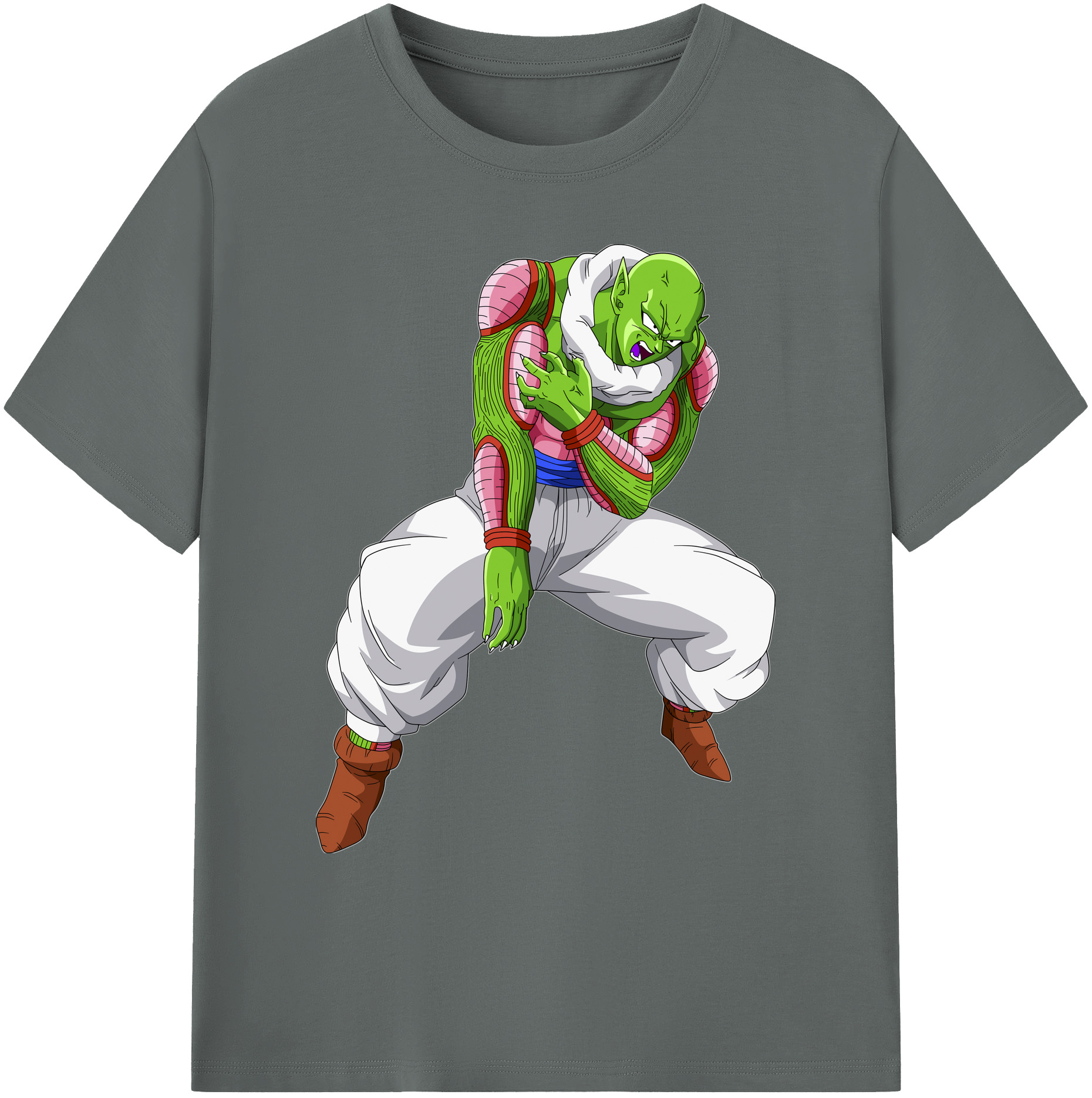 （画像用） ドラゴンボール ピッコロ DRAGON BALL Piccolo 綿100％ メンズ半袖Tシャツ｜肌触りやわらか＆通気性